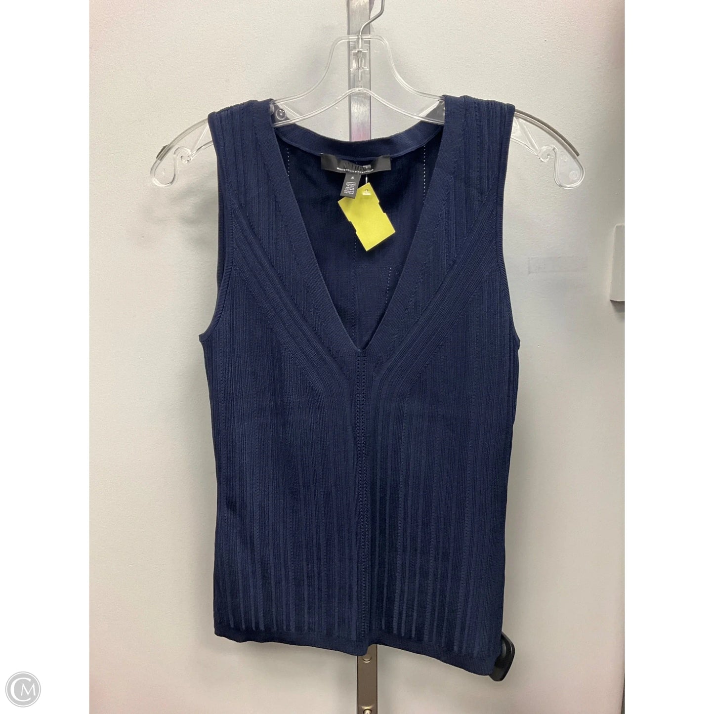 Top Sleeveless By White House Black Market In Navy, Size: S