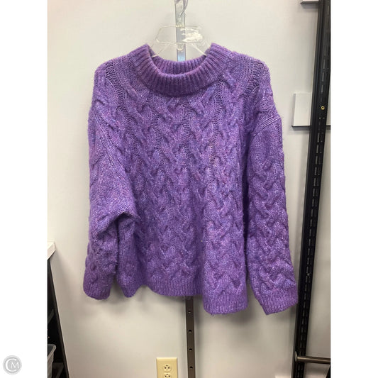 Sweater By Zara In Purple, Size: S