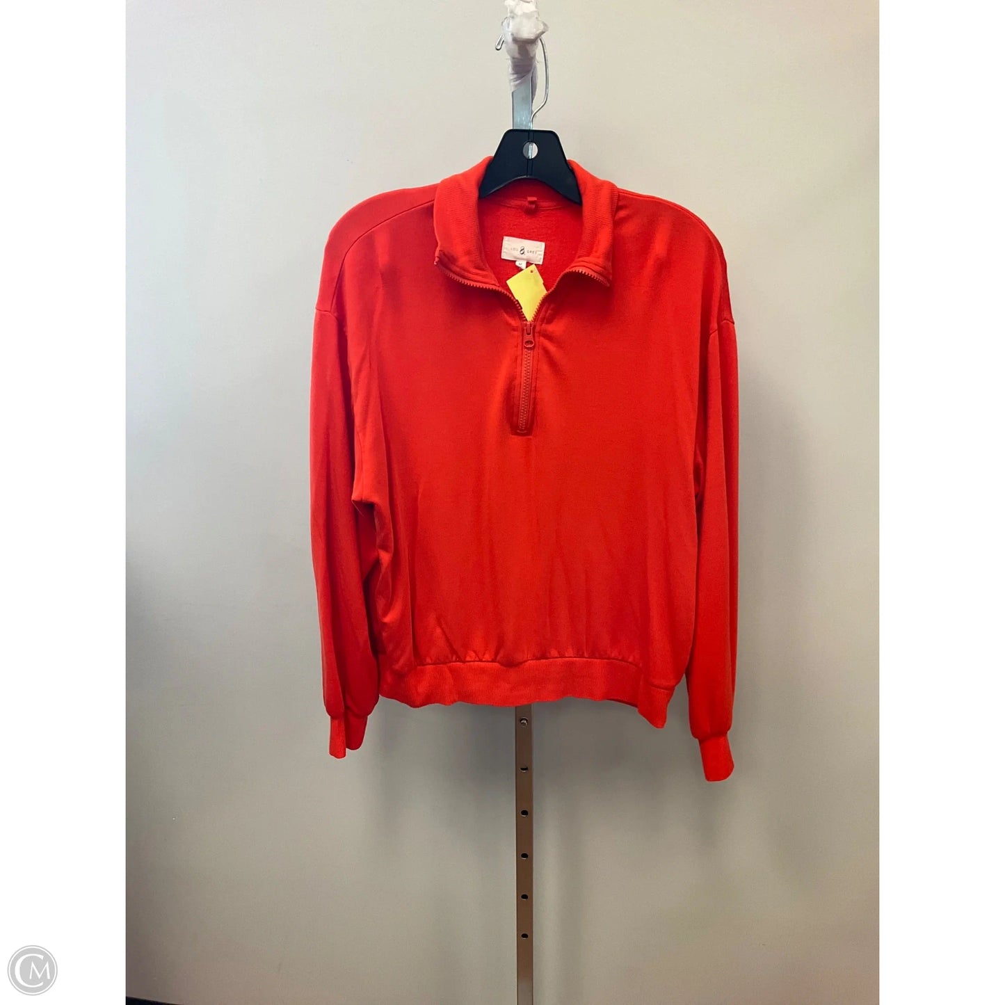 Top Long Sleeve By Lou And Grey In Orange, Size: M