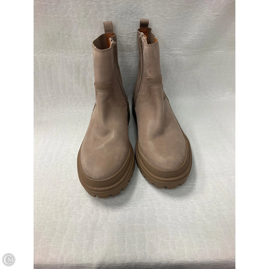 Boots Ankle Flats By Lucky Brand In Taupe, Size: 7.5