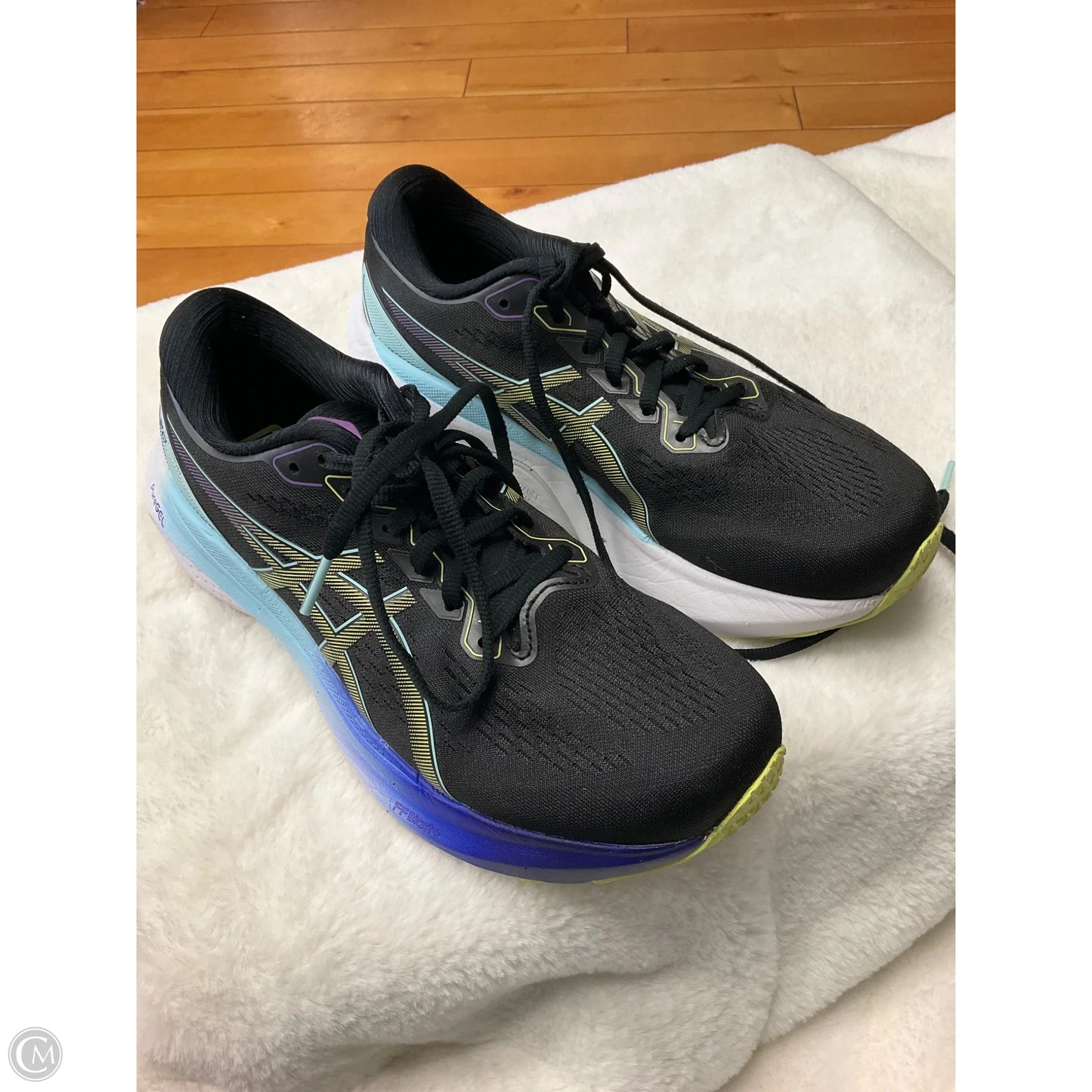 Shoes Sneakers By Asics In Black, Size: 9