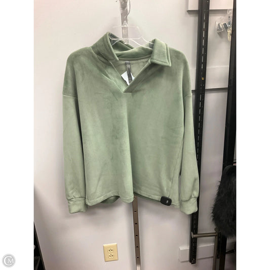 Top Long Sleeve By Mondetta In Green, Size: L