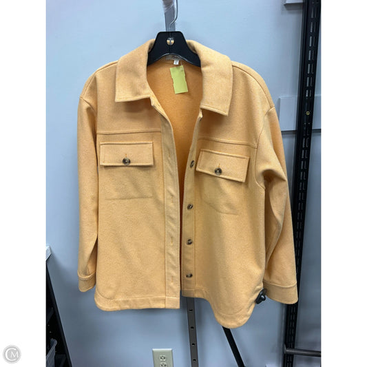 Jacket Shirt By Madewell In Gold, Size: Xs