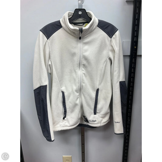 Jacket Fleece By L.l. Bean In Cream, Size: S