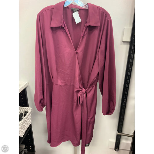 Dress Casual Short By Halogen In Purple, Size: 3x
