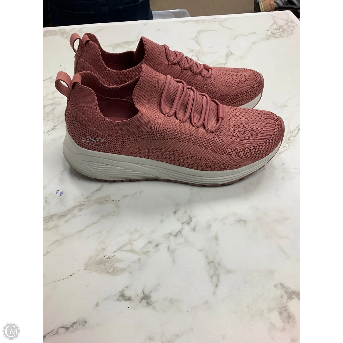 Shoes Athletic By Skechers In Mauve, Size: 8