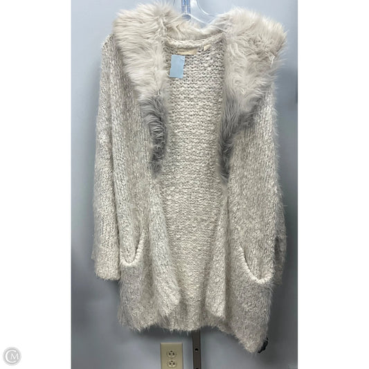 Sweater Cardigan By Sleeping On Snow In Cream, Size: M