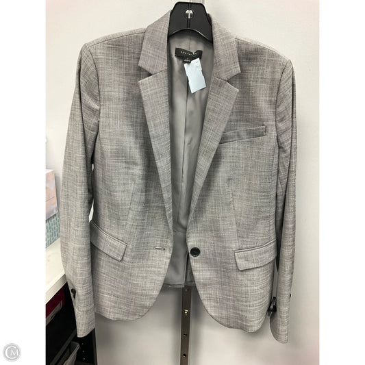 Blazer By Ann Taylor In Grey, Size: 6