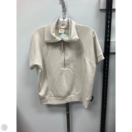 Top Short Sleeve By Elie Tahari In Cream, Size: M