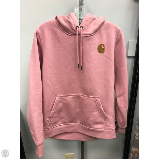 Sweatshirt Hoodie By Carhartt In Pink, Size: L