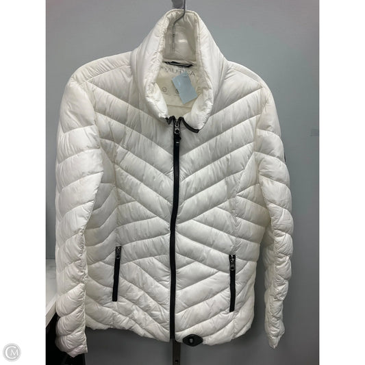 Jacket Puffer & Quilted By Nautica In Cream, Size: L