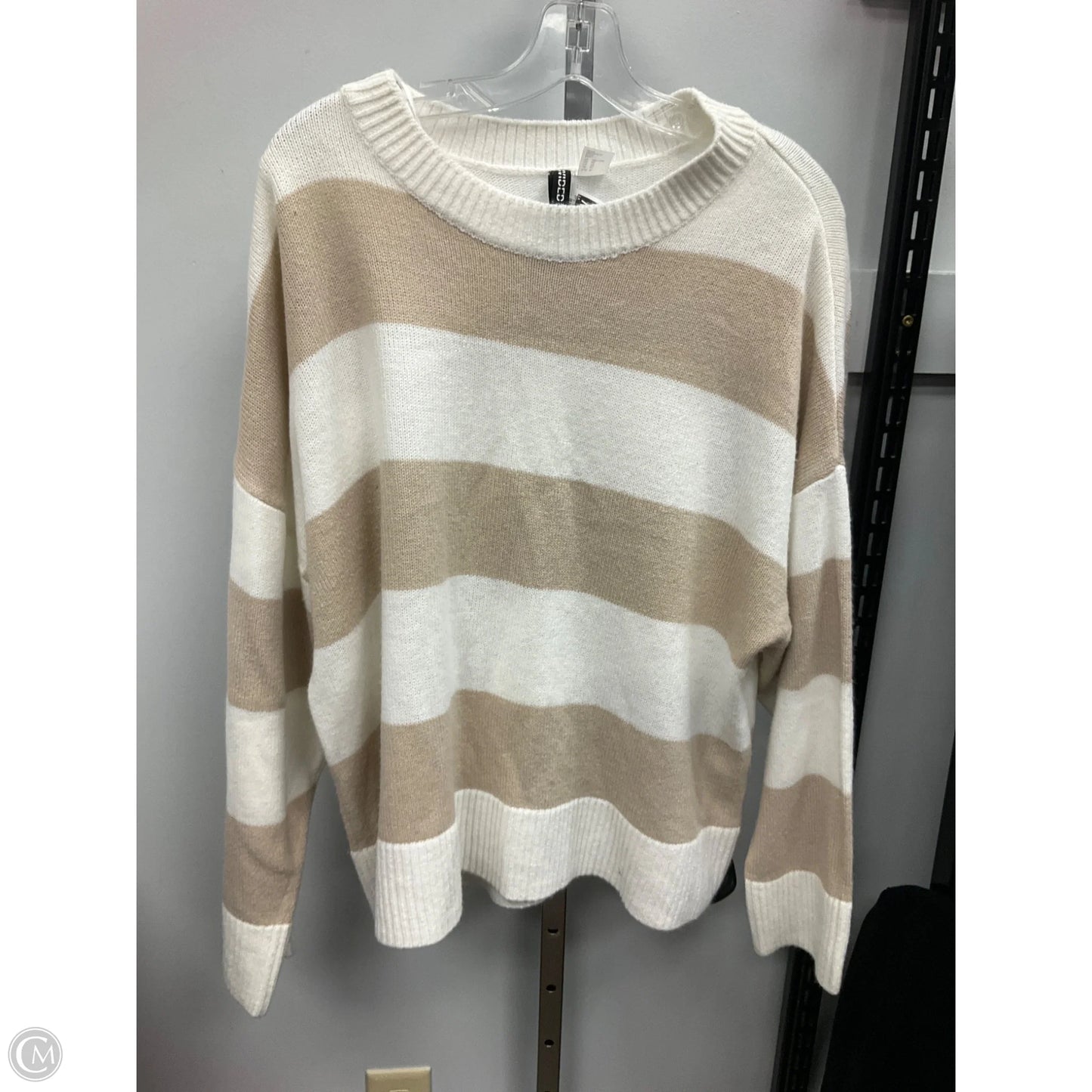 Sweater By Divided In Striped Pattern, Size: Xl