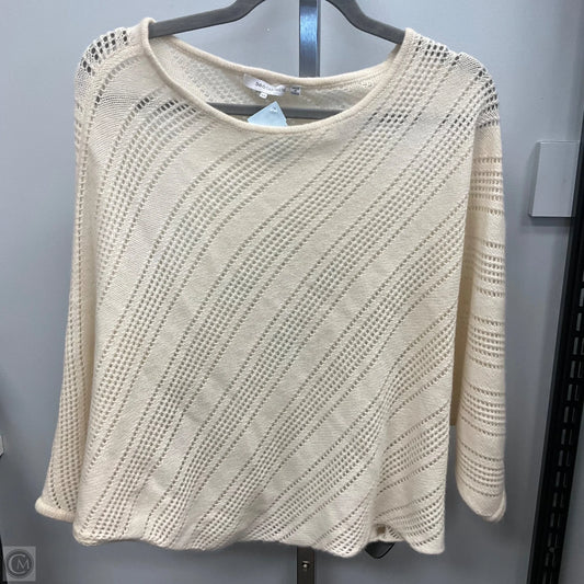 Sweater By 360cashmere In Cream, Size: Xs