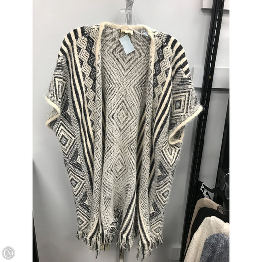 Sweater Cardigan By Emory Park In Black & Cream, Size: S