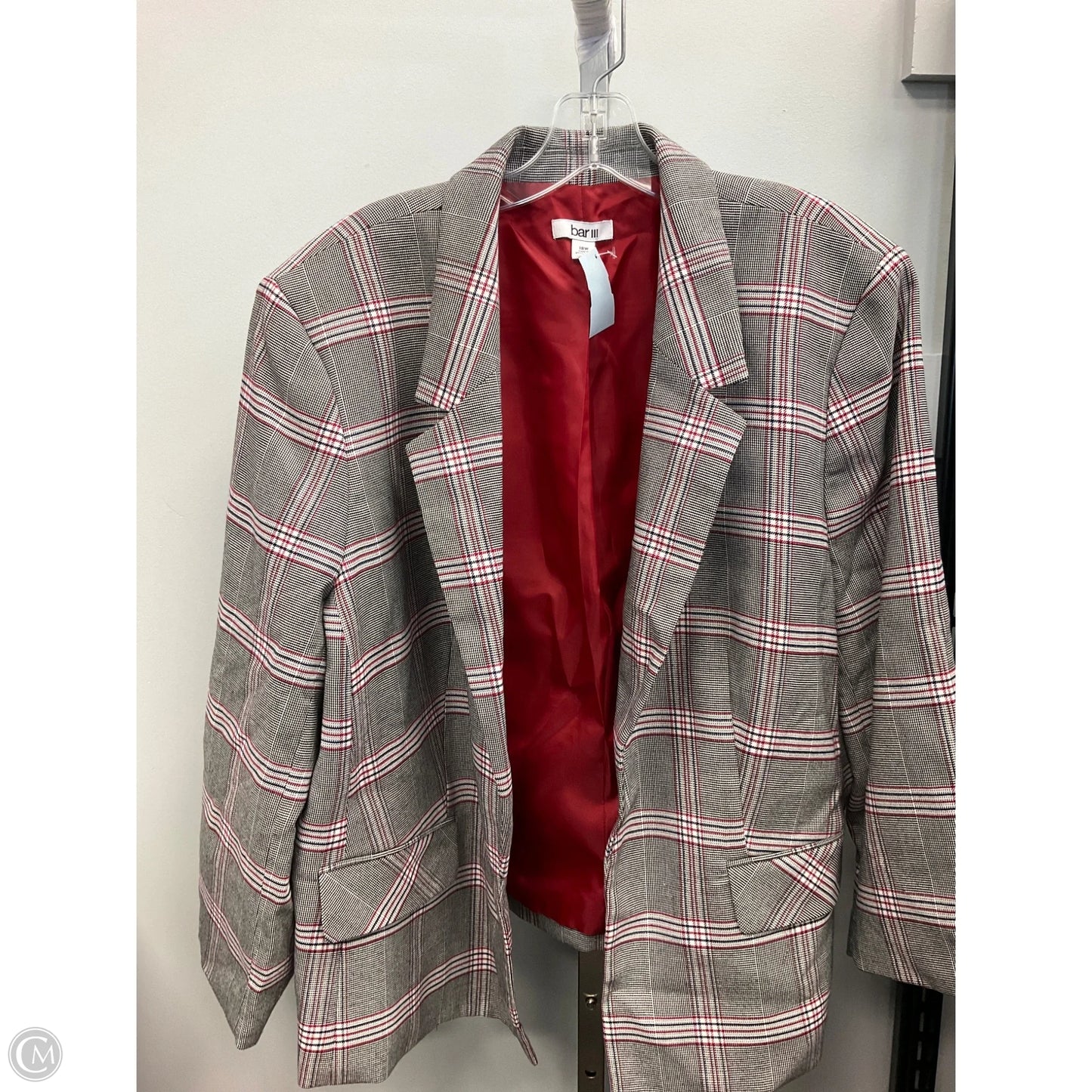 Blazer By Bar Iii In Plaid Pattern, Size: 2x