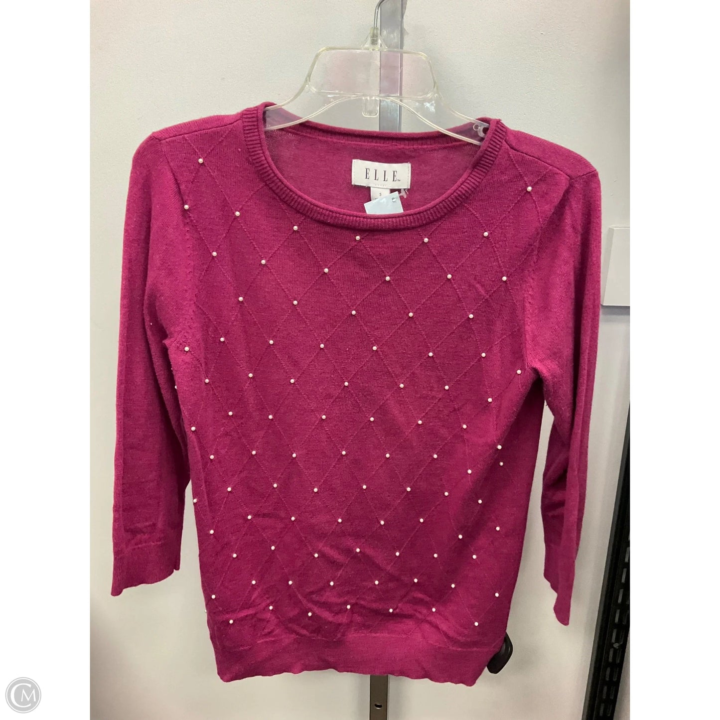 Sweater By Elle In Maroon, Size: S