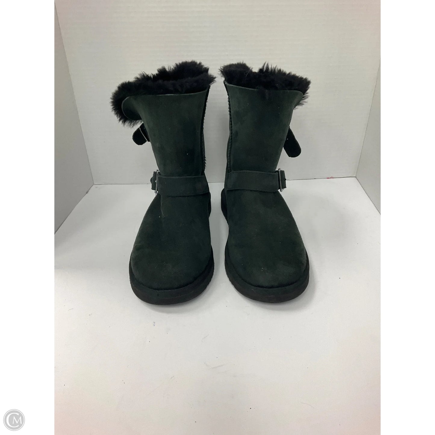 Boots Ankle Flats By Clothes Mentor In Black, Size: 6