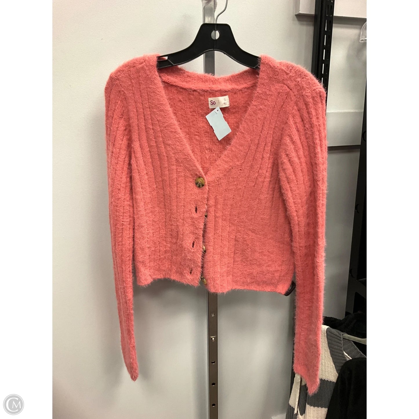 Sweater Cardigan By So In Pink, Size: S