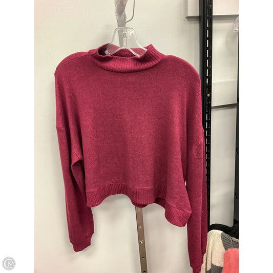 Top Long Sleeve By So In Maroon, Size: M