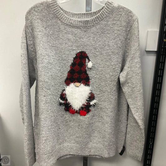 Sweater By Cupcakes And Cashmere In Grey, Size: Xl