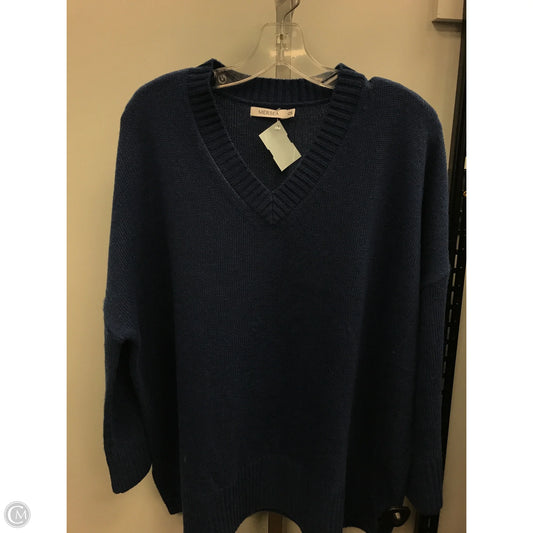 Sweater By Mer Sea In Blue, Size: Osfm