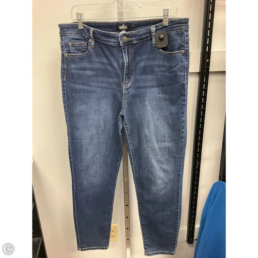 Jeans Skinny By Buffalo David Bitton In Blue Denim, Size: 14