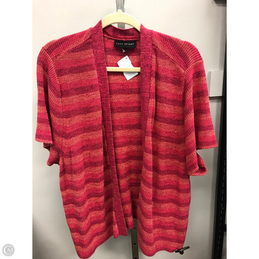 Sweater Short Sleeve By Lane Bryant In Striped Pattern, Size: 3x