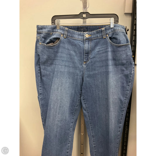 Jeans Boyfriend By Talbots In Blue Denim, Size: 20