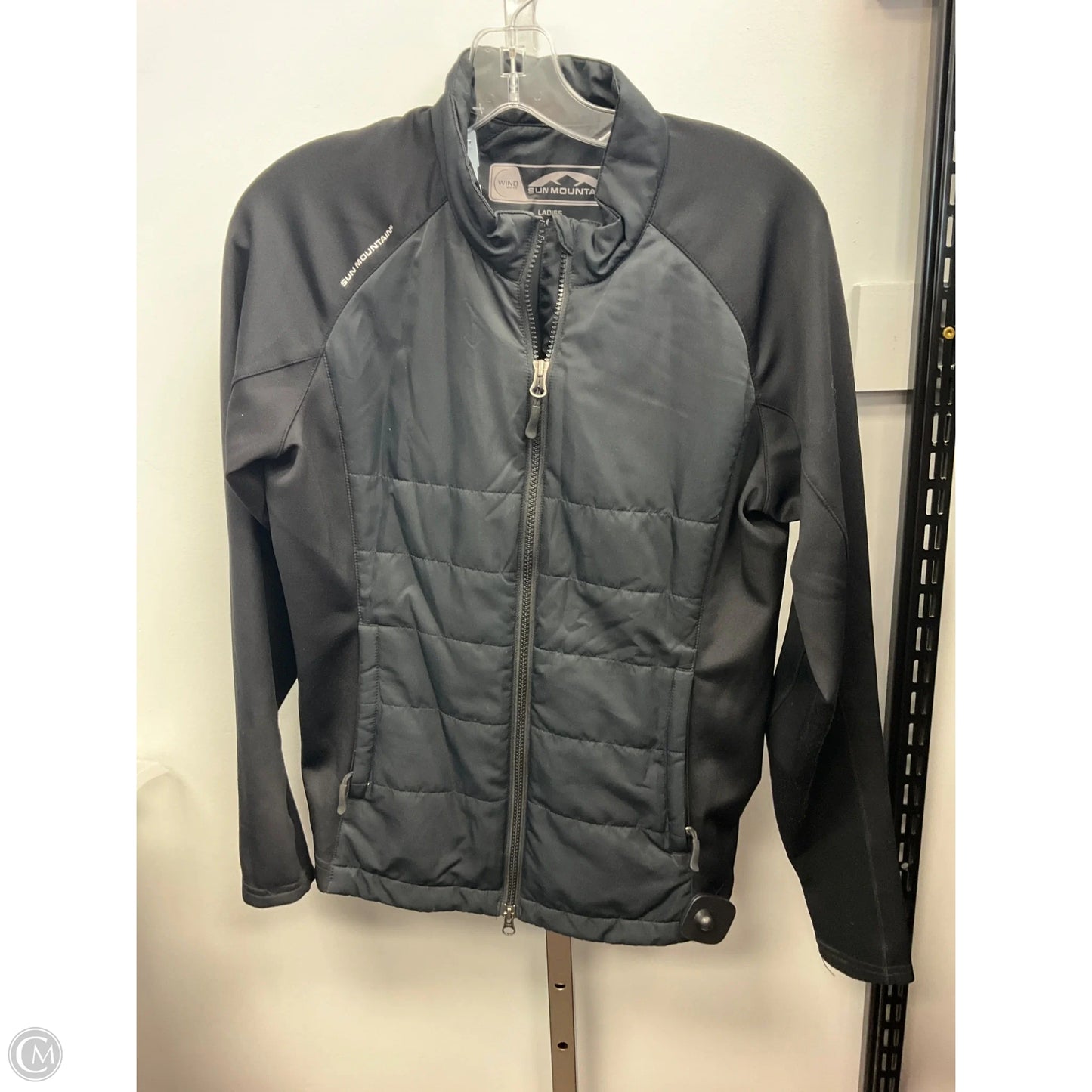Athletic Jacket By Clothes Mentor In Black, Size: S