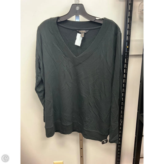 Top Long Sleeve Basic By Banana Republic In Black, Size: M