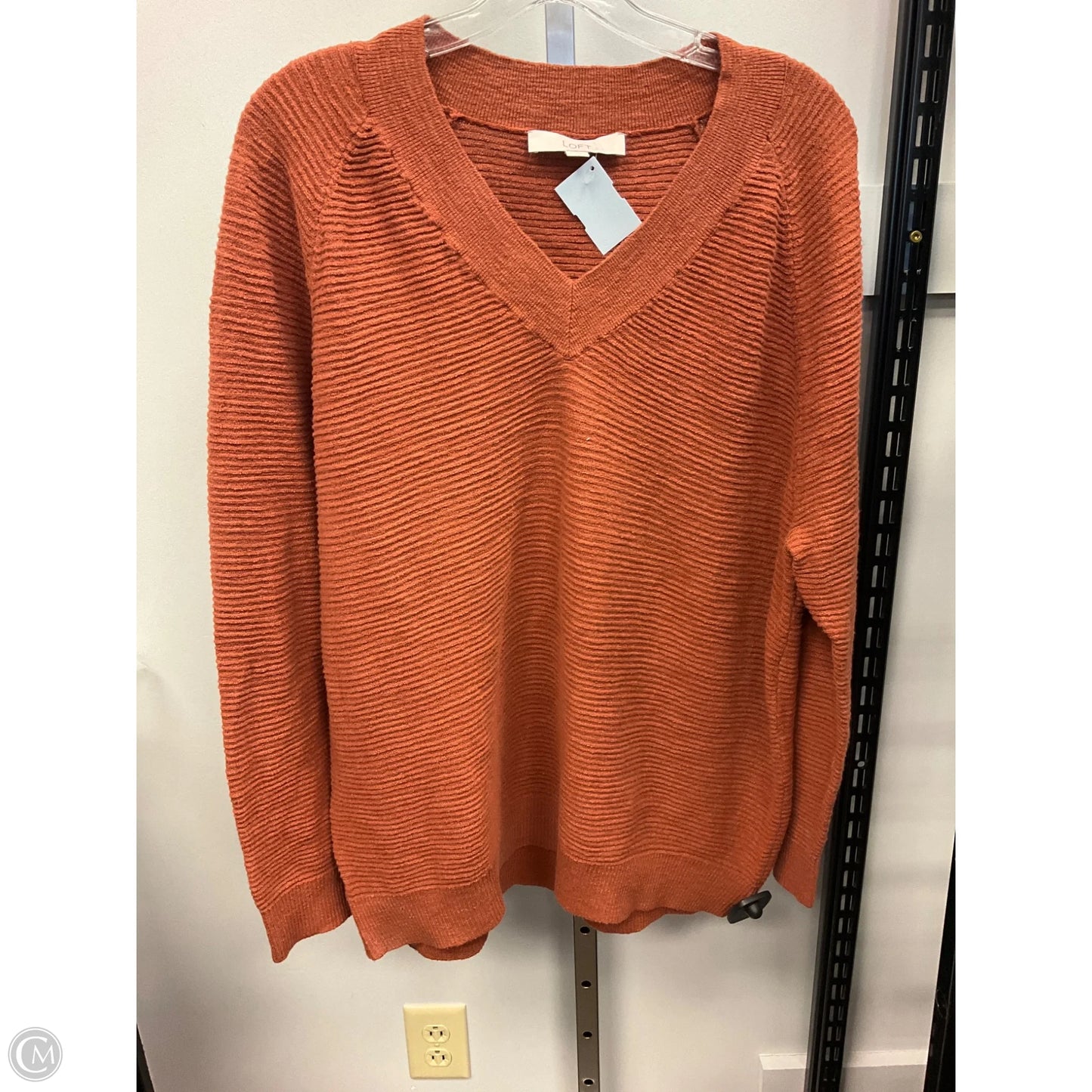 Sweater By Loft In Copper, Size: M