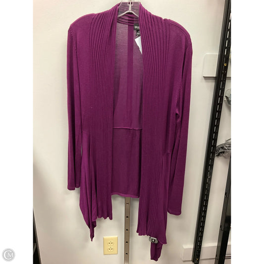 Cardigan By Clothes Mentor In Purple, Size: M