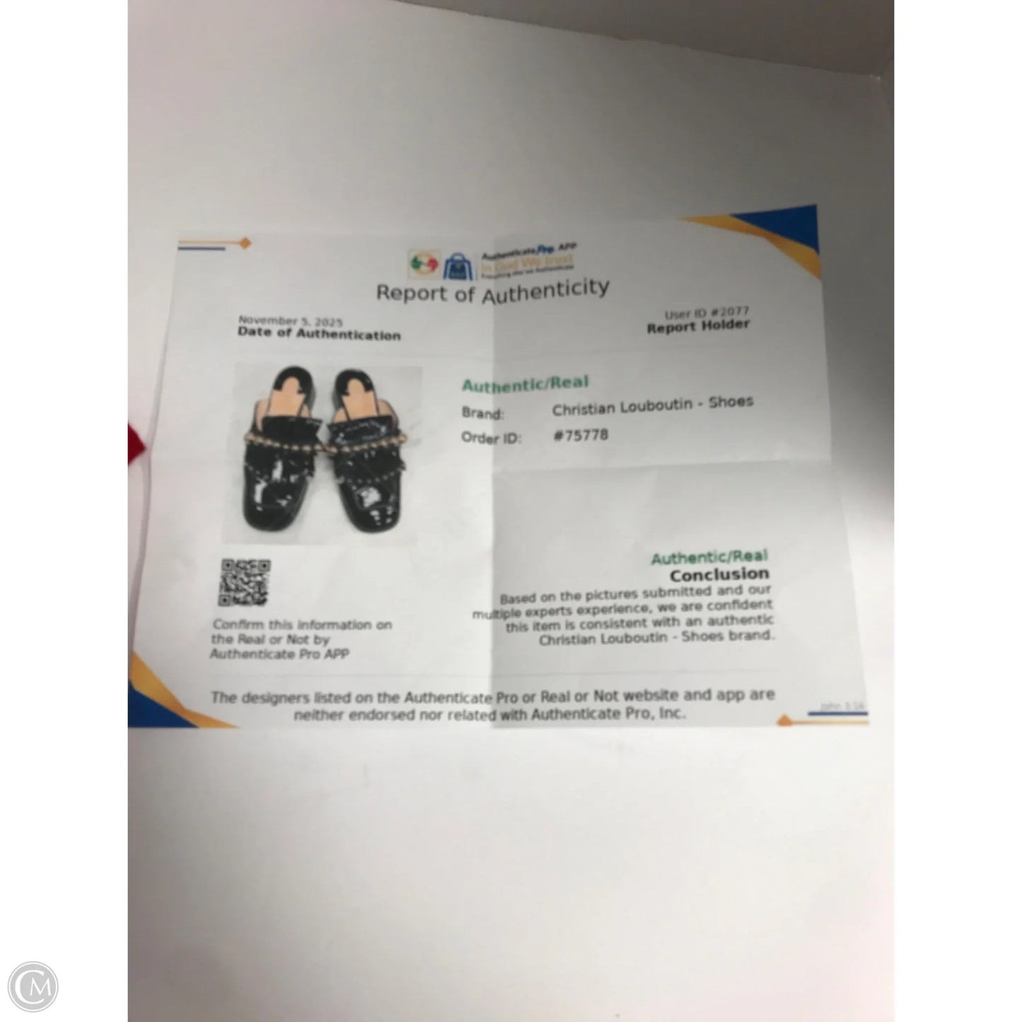 Shoes Luxury Designer By Christian Louboutin In Black, Size: 7