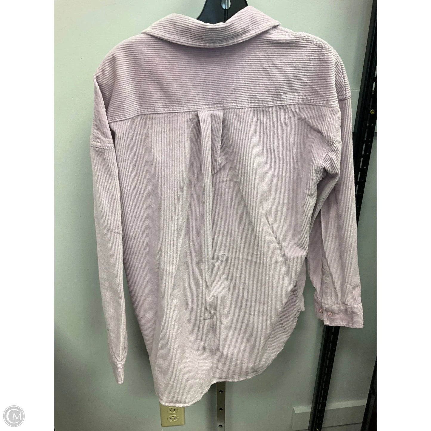 Top Long Sleeve By Bp In Purple, Size: S