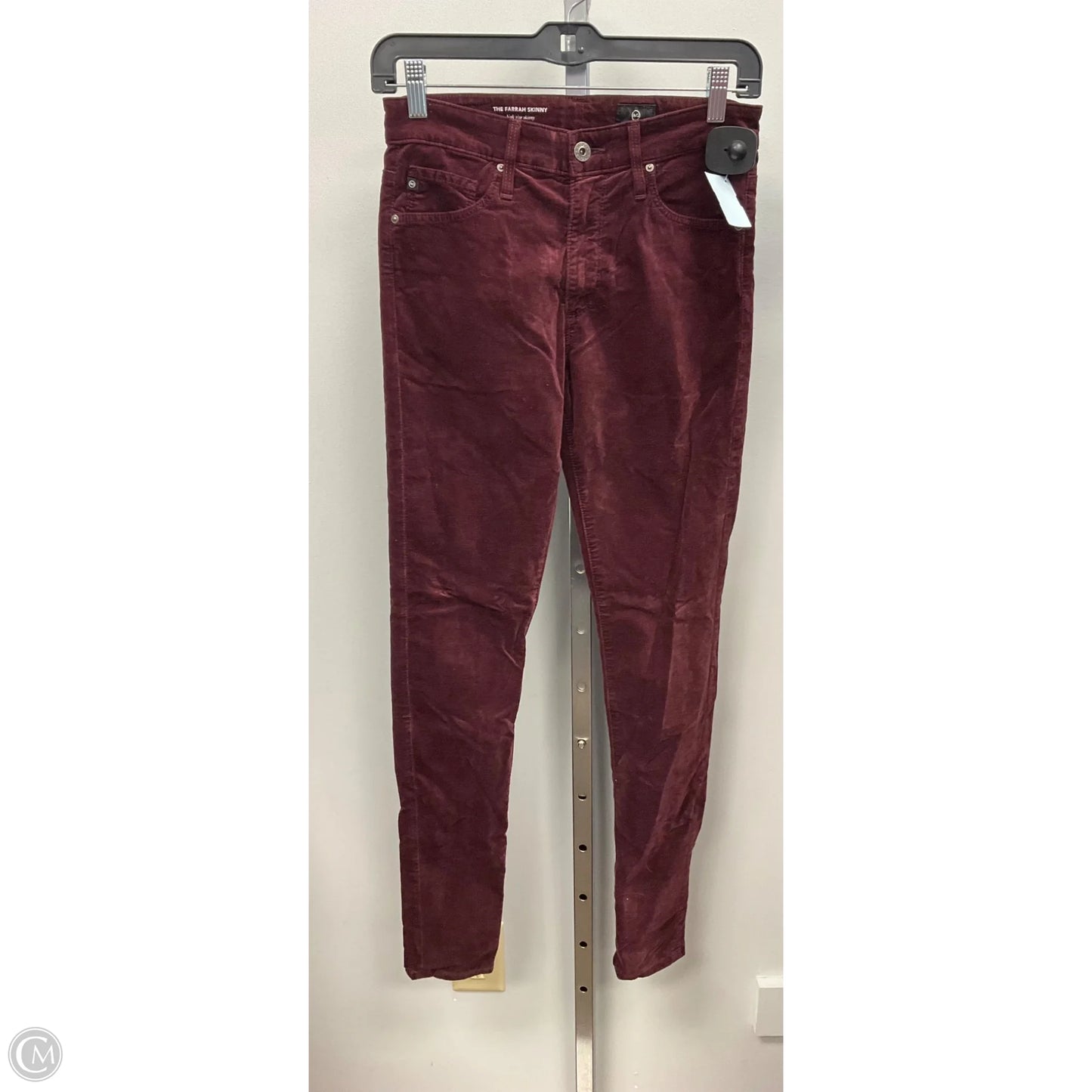 Pants Other By Adriano Goldschmied In Maroon, Size: 2