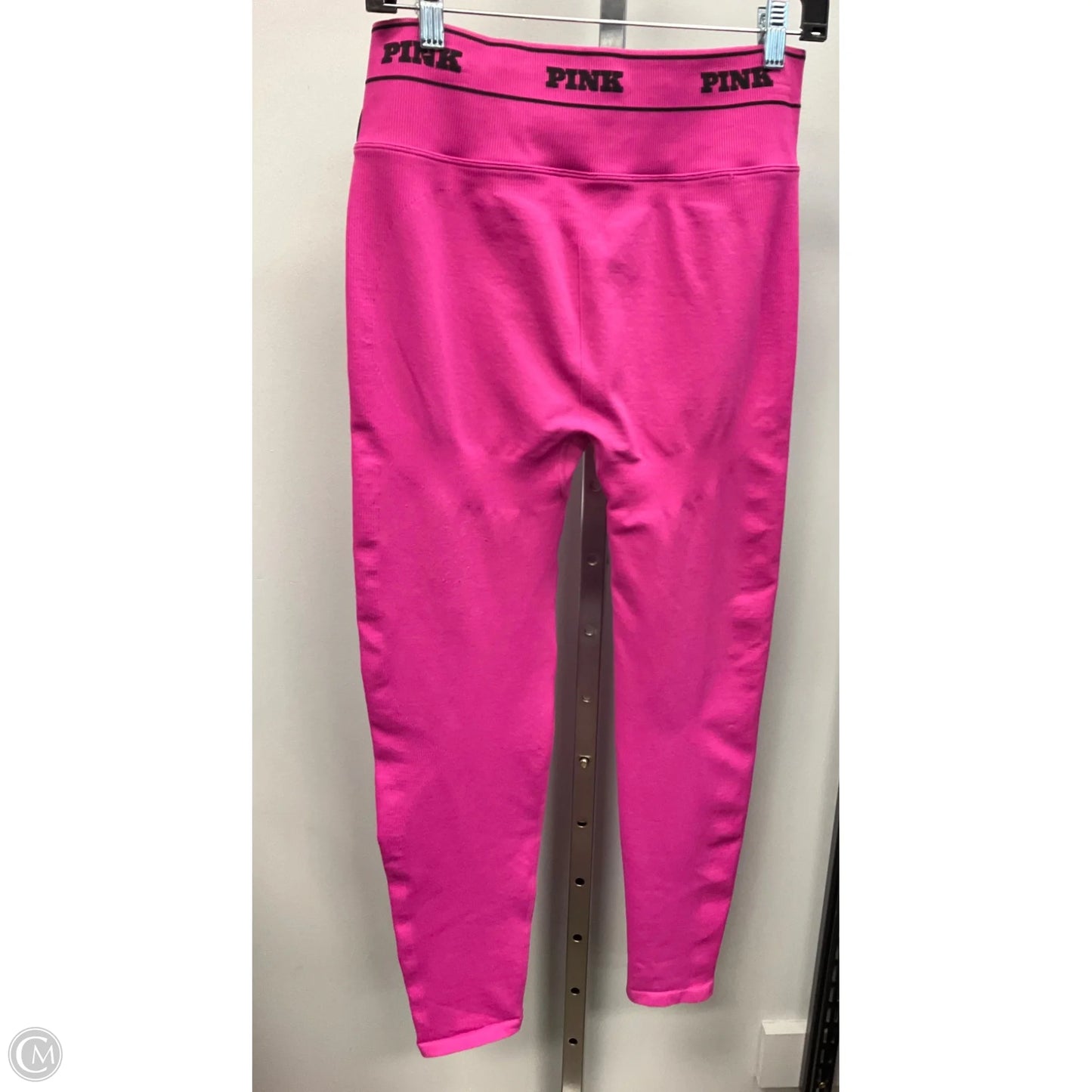 Athletic Leggings By Pink In Pink, Size: L
