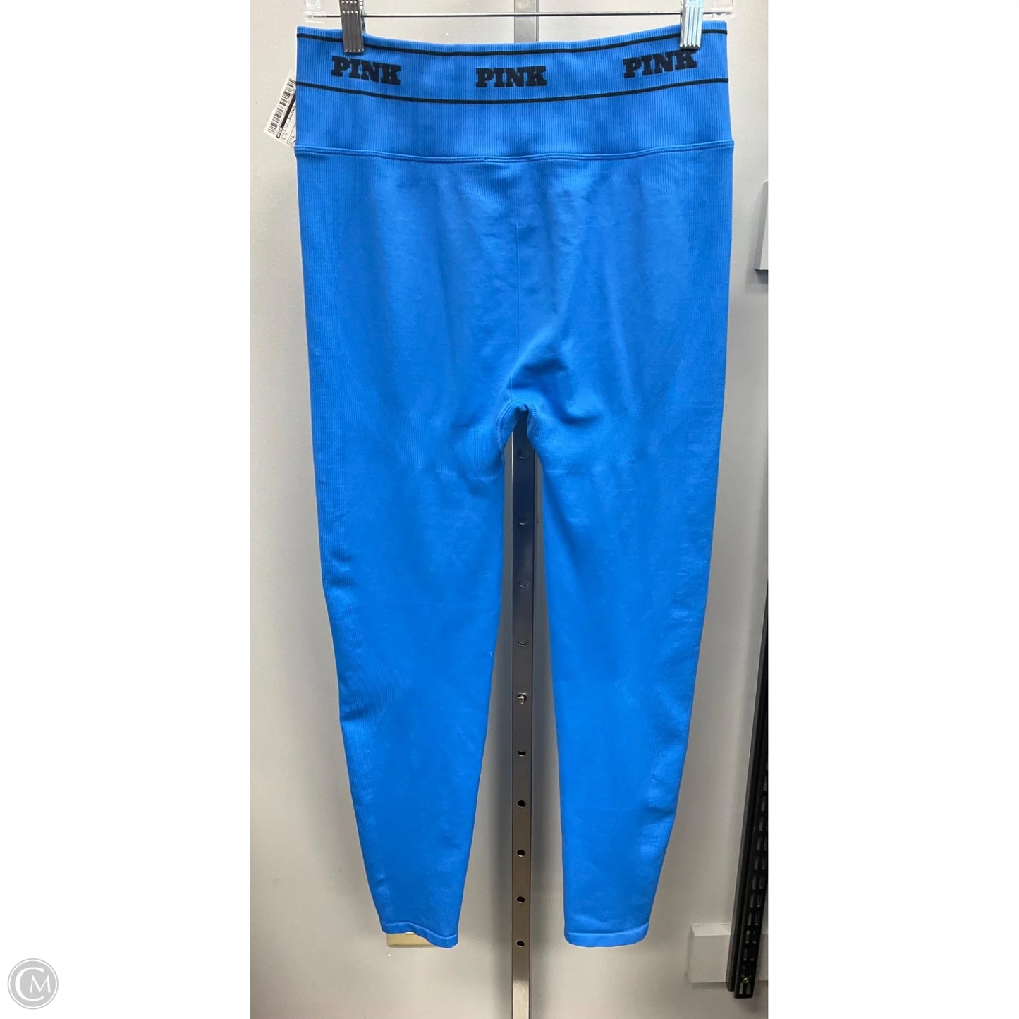 Athletic Leggings By Pink In Blue, Size: L