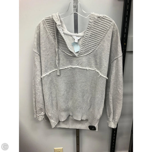 Sweatshirt Hoodie By Time And Tru In Grey, Size: M