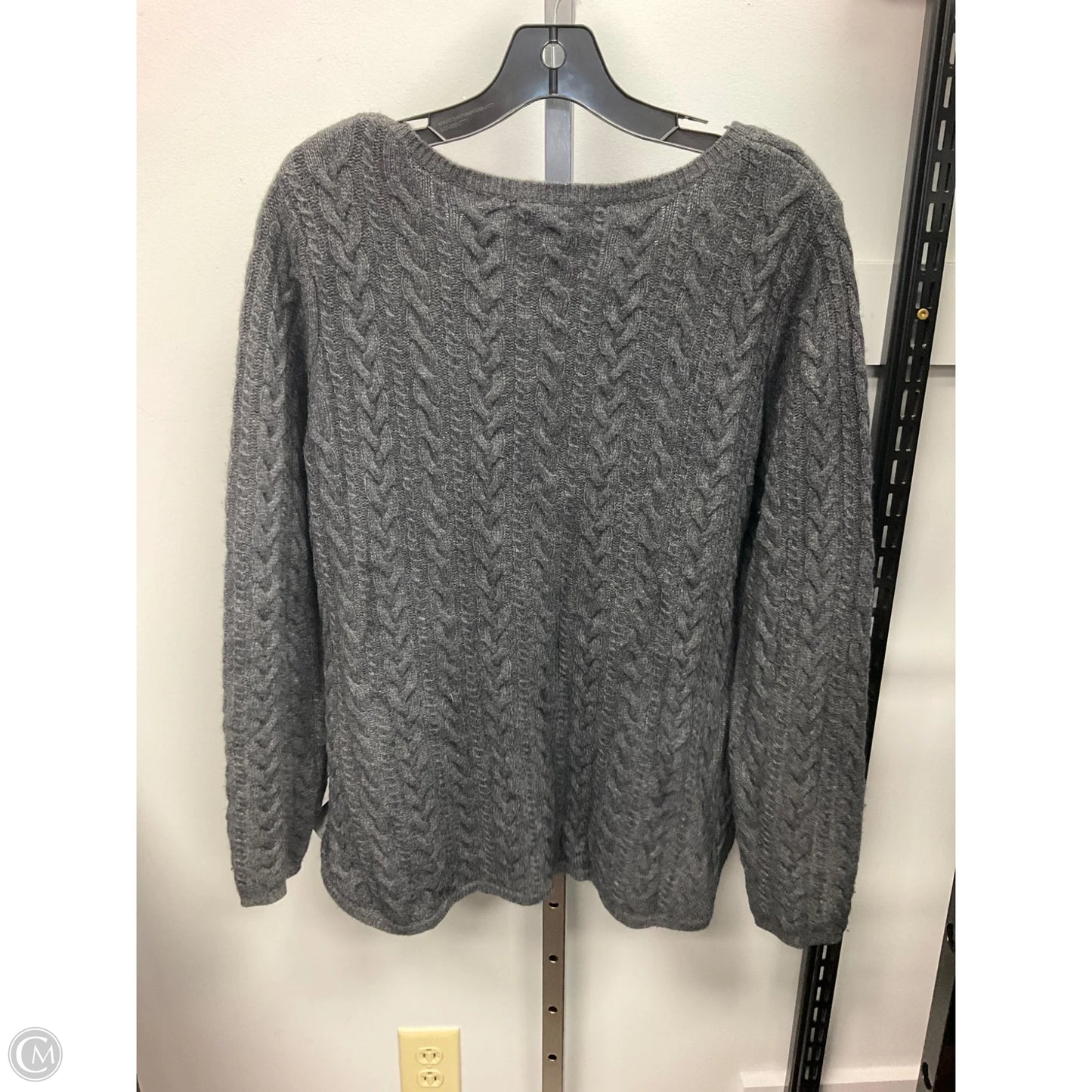 Sweater Cashmere By Soft Surroundings In Grey, Size: L