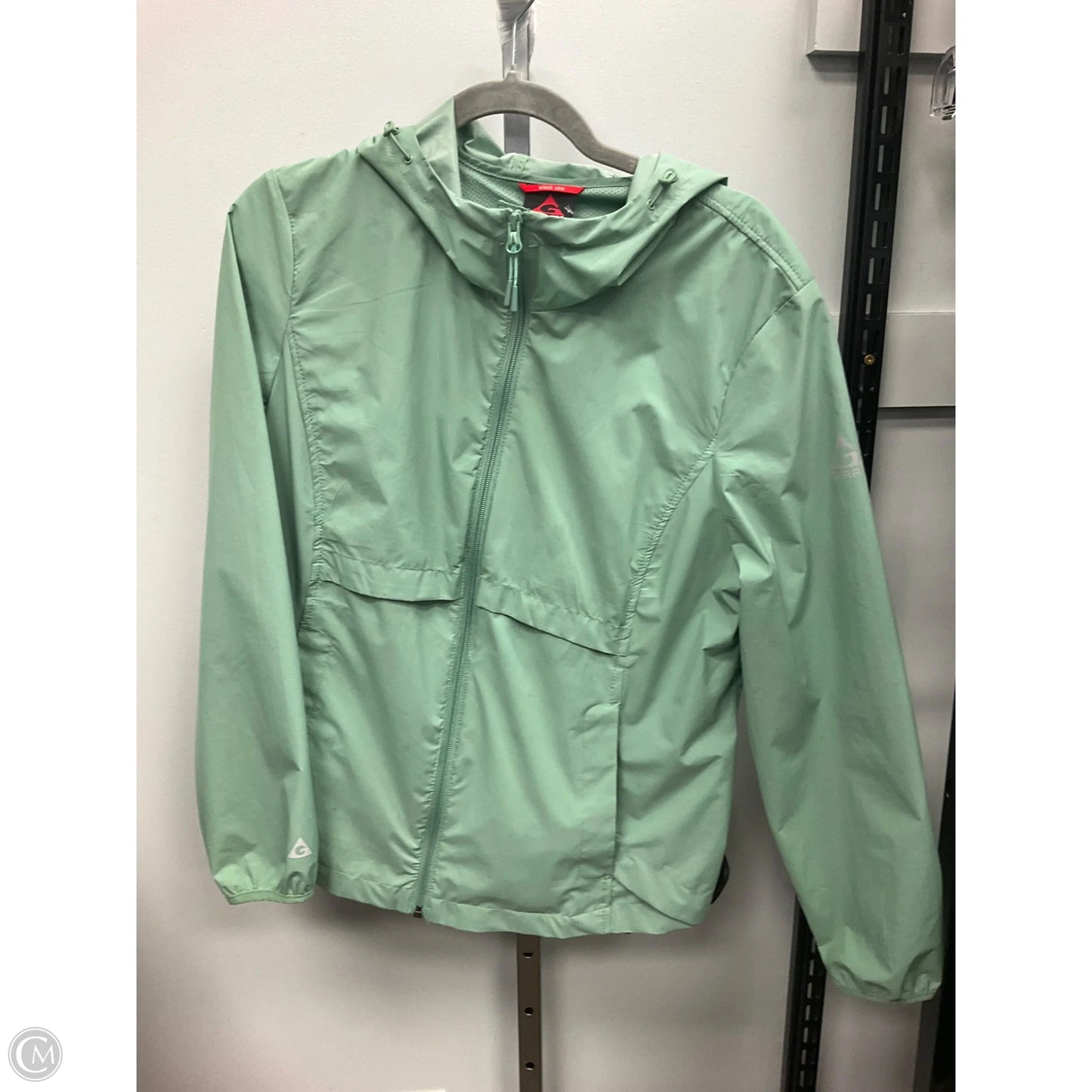 Jacket Windbreaker By Gerry In Green, Size: L