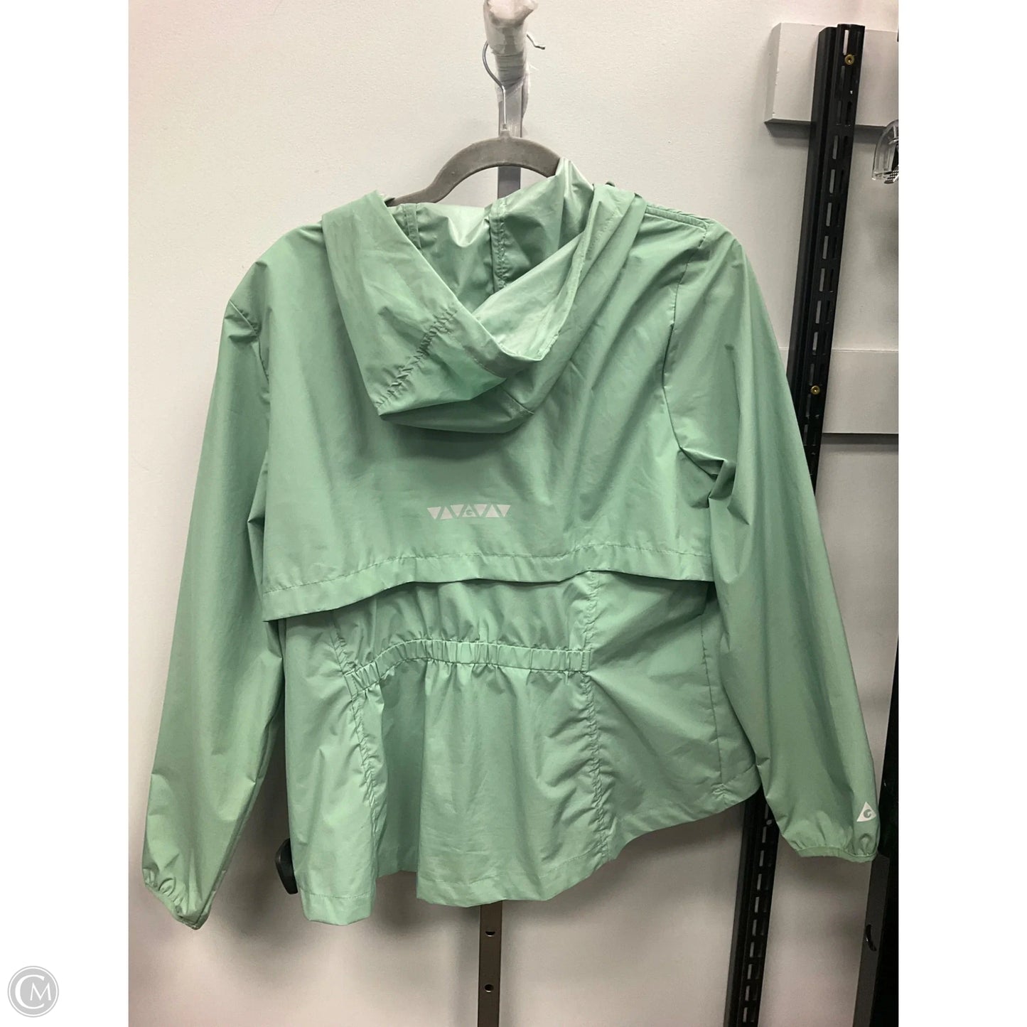 Jacket Windbreaker By Gerry In Green, Size: L