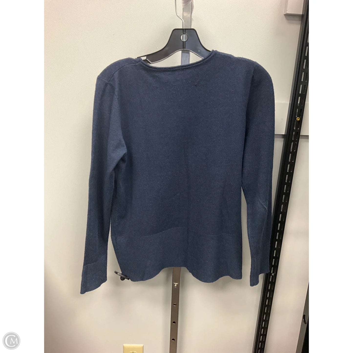 Top Long Sleeve By Vila Milano In Navy, Size: M