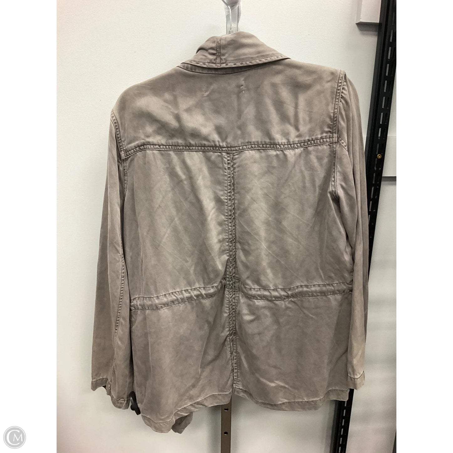 Blazer By Max Jeans In Grey Denim, Size: L