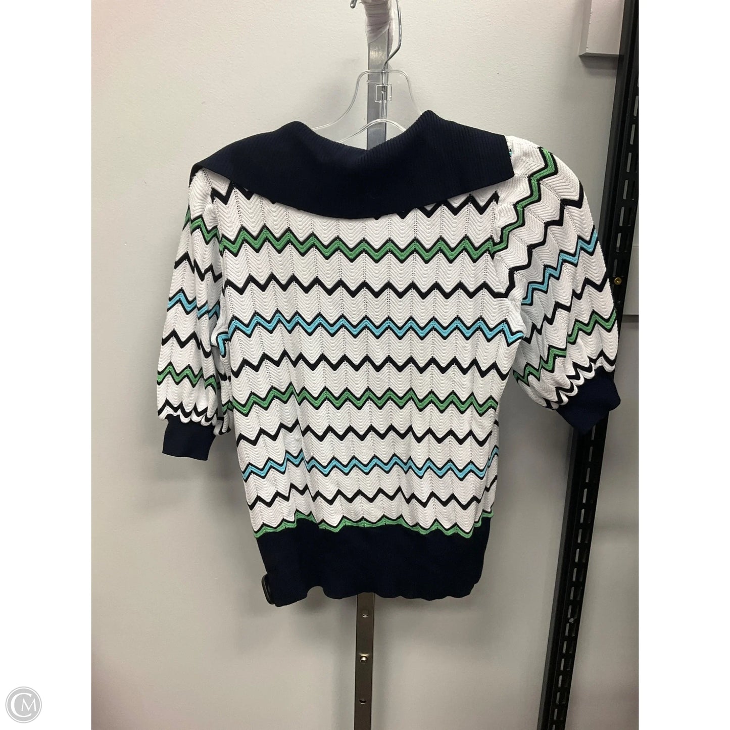 Top Short Sleeve By Talbots In Multi-colored, Size: Xs