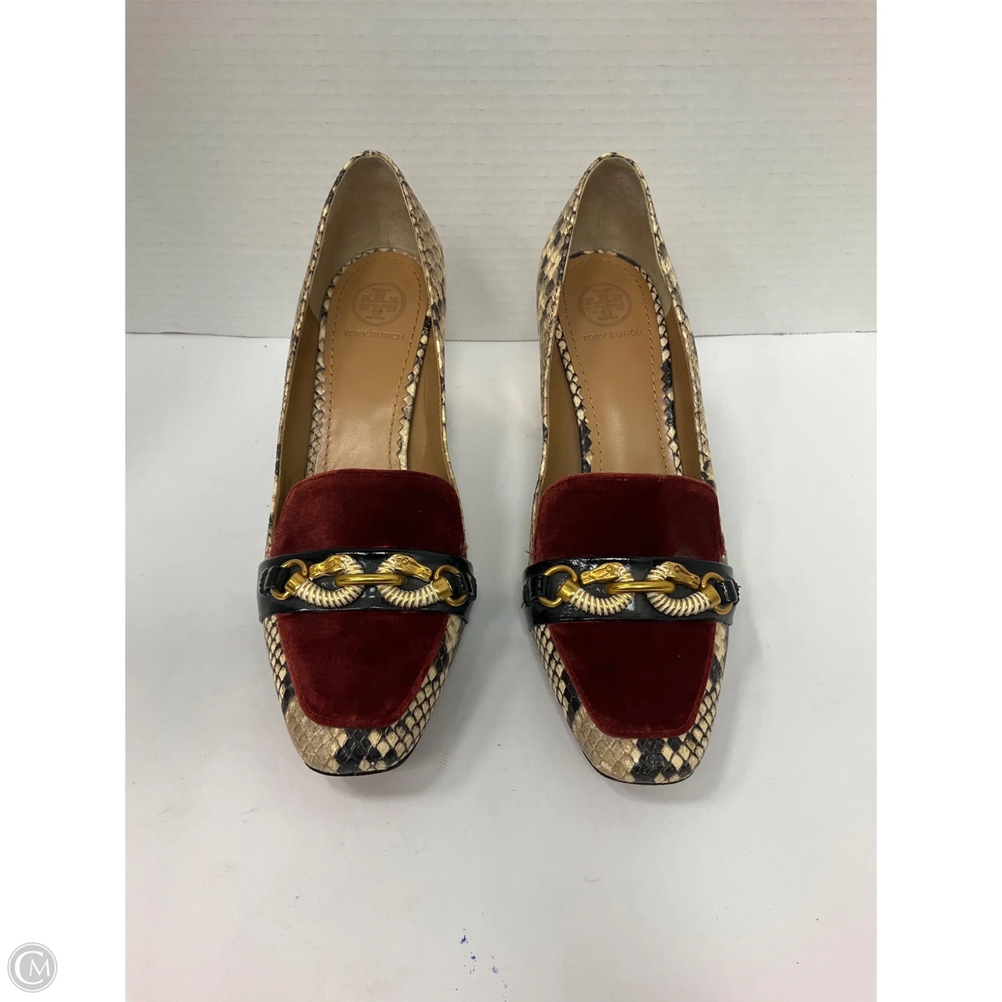 Shoes Designer By Tory Burch In Snakeskin Print, Size: 7.5