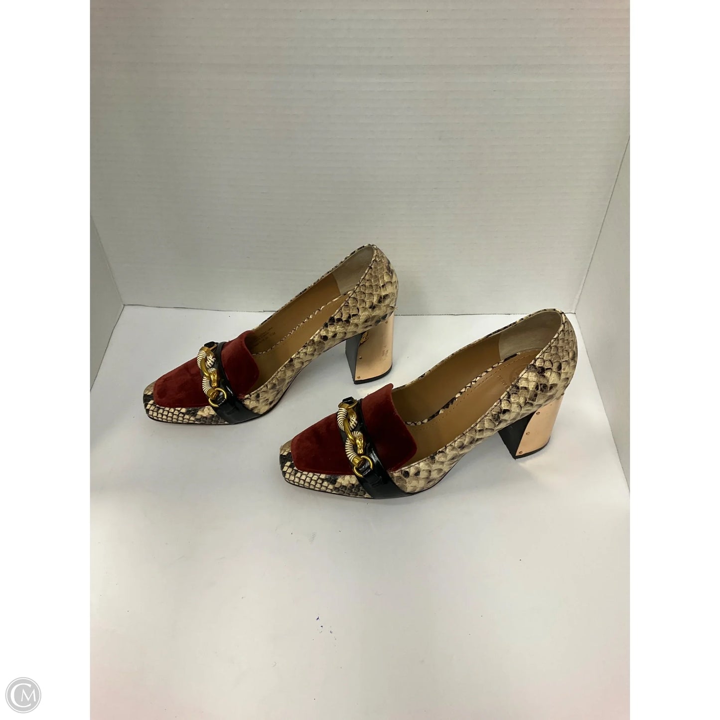 Shoes Designer By Tory Burch In Snakeskin Print, Size: 7.5