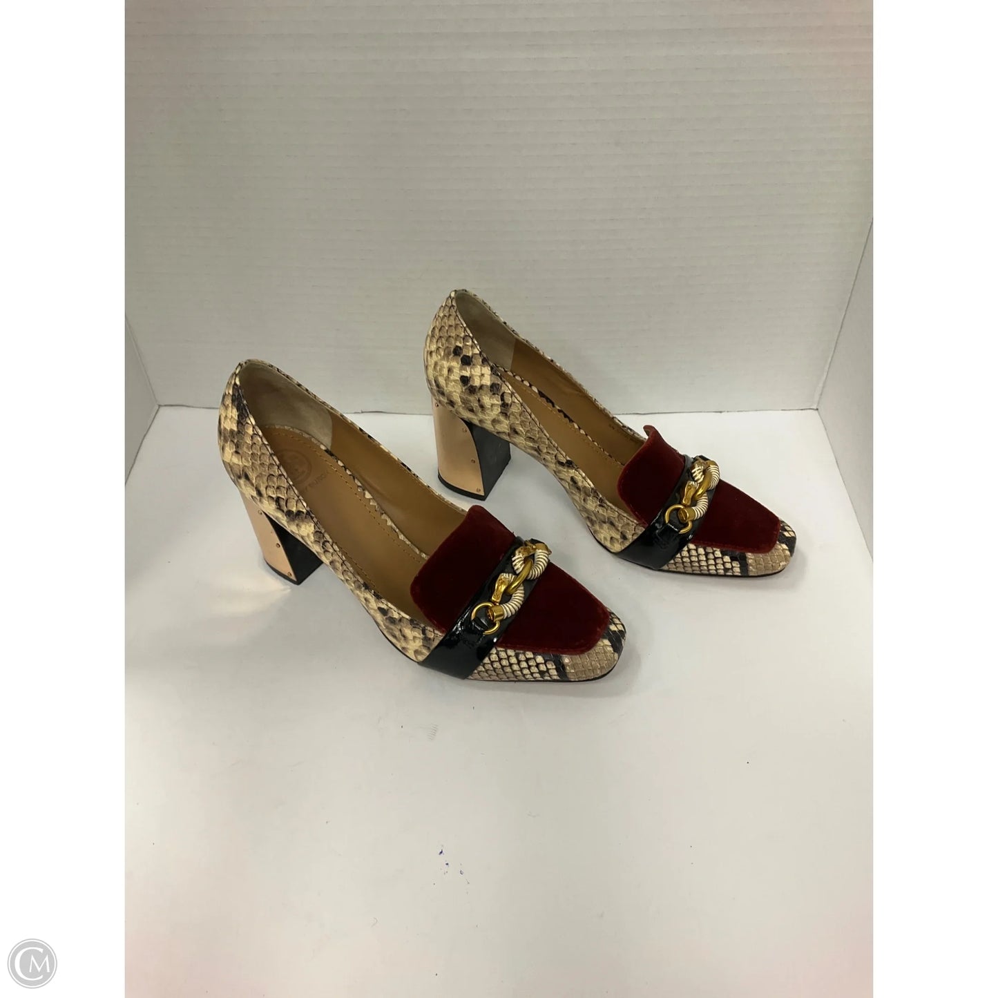 Shoes Designer By Tory Burch In Snakeskin Print, Size: 7.5