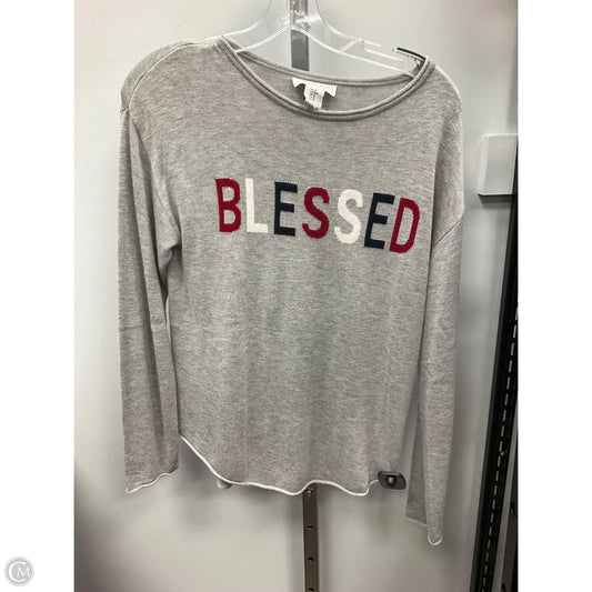 Sweater By Rachel Zoe In Grey, Size: M