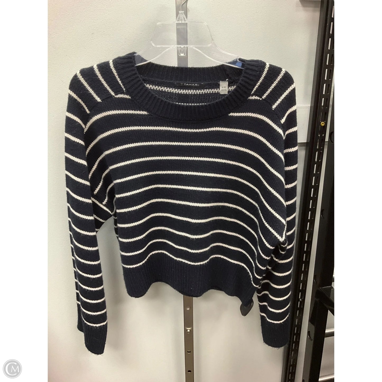 Sweater By T Tahari In Striped Pattern, Size: M