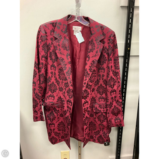 Blazer By Reflections In Black & Red, Size: 12